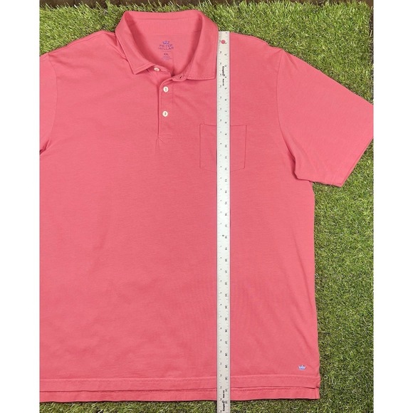 Peter Millar Men's Seaside Wash Polo Shirt, XXL, Pink and Blue Striped - Picture 5 of 9